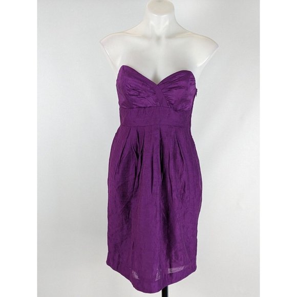 Wayne Cooper Dresses & Skirts - Wayne By Wayne Cooper Womens Dress Size 10 Purple Lined Strapless A-Line NEW